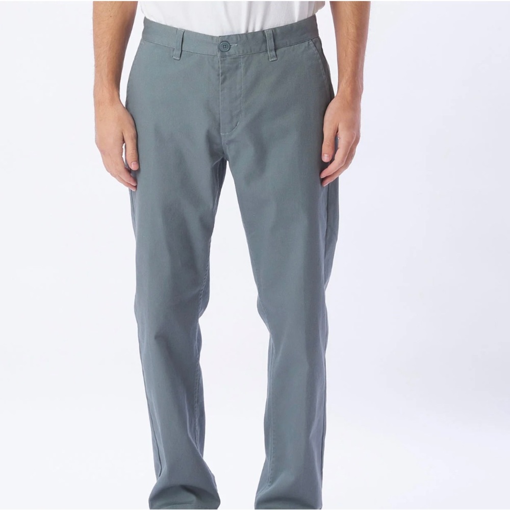 New Obey Grey Khaki Chinos Size 26